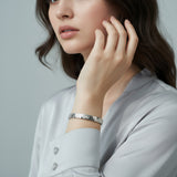 FlexiGleam: Silver Stack Bracelet