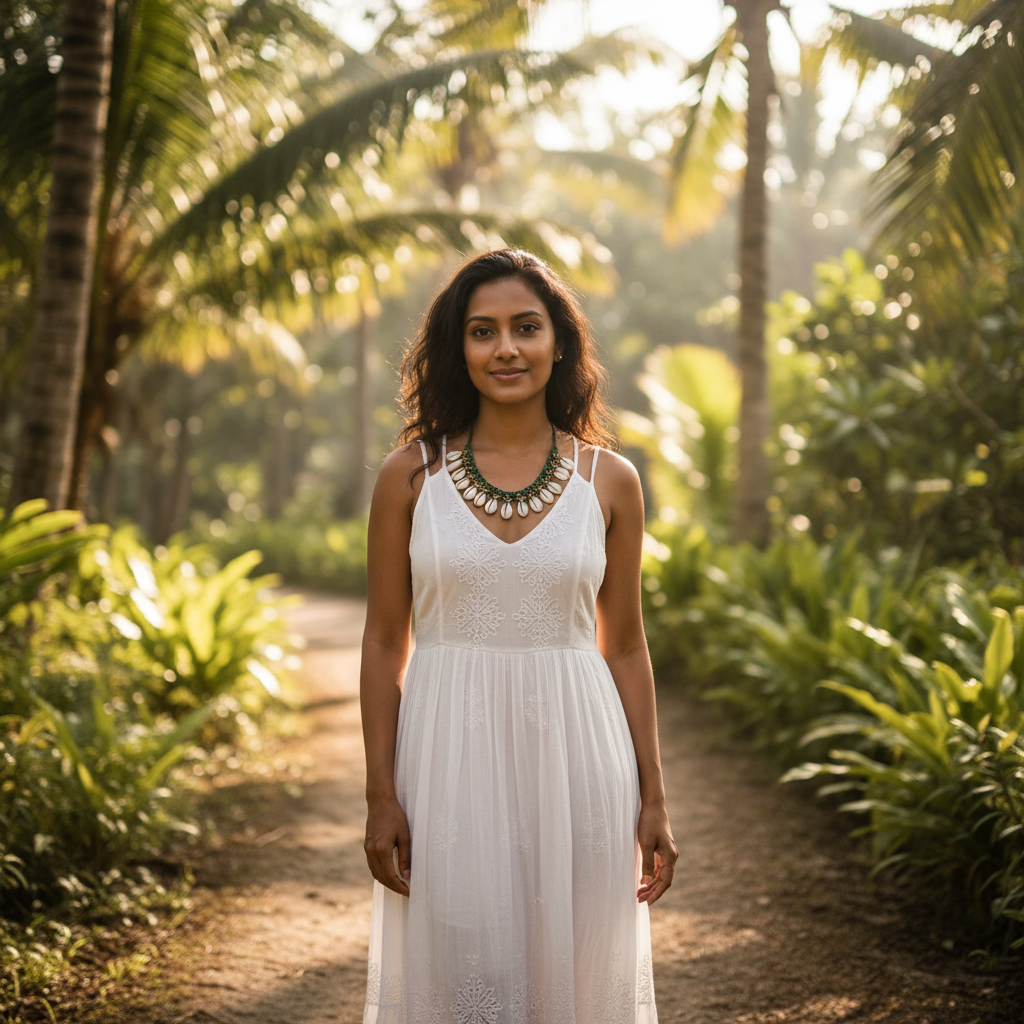 Tidal Halo: Luxe Cowrie Flexi-Fit Necklace