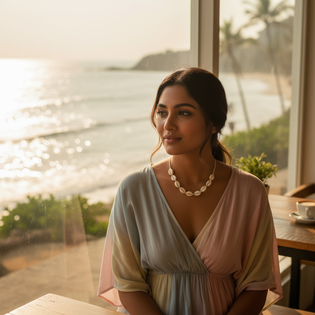 Marina Muse: Flexi-fit Cowrie Necklace