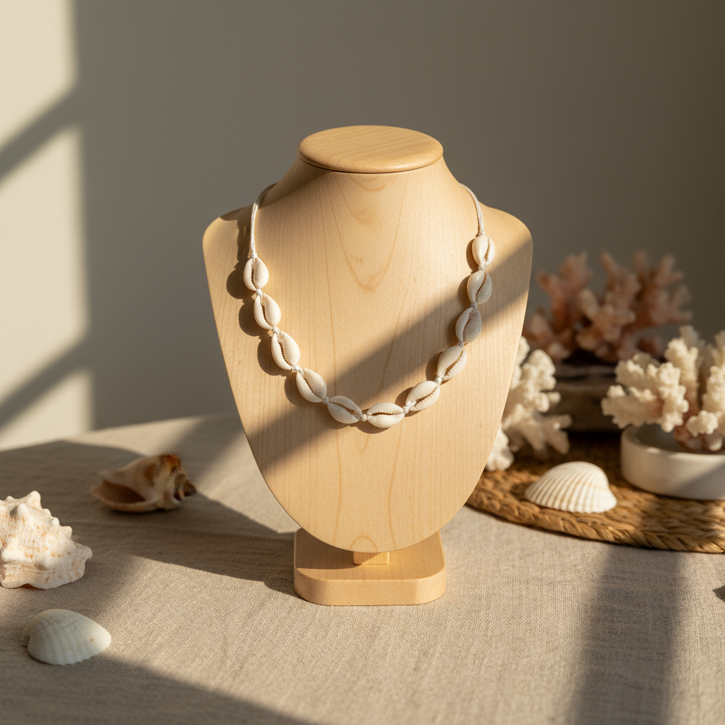 Marina Muse: Flexi-fit Cowrie Necklace