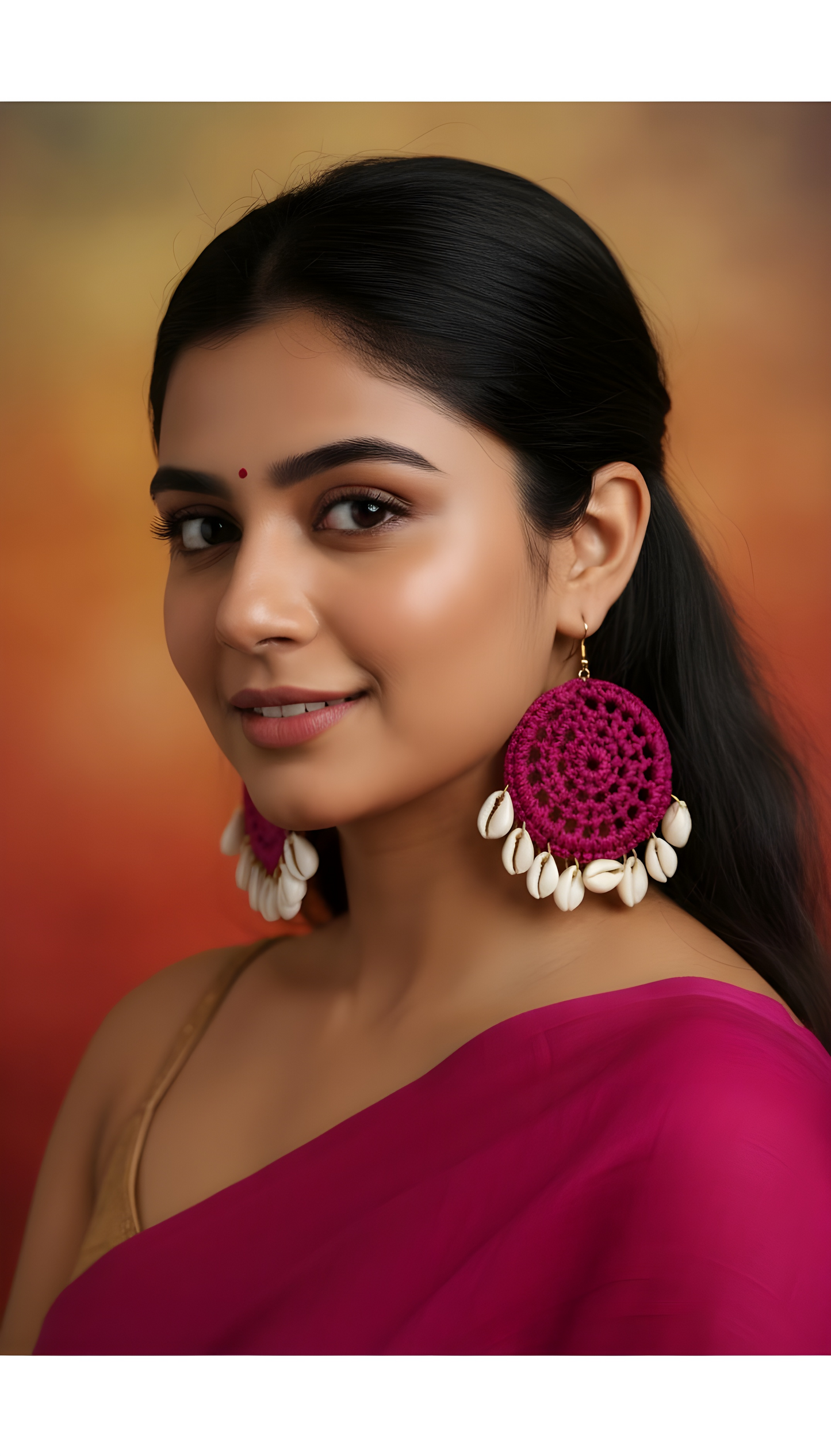 Seabreeze Luxe: Crochet Cowrie Comfort Drops