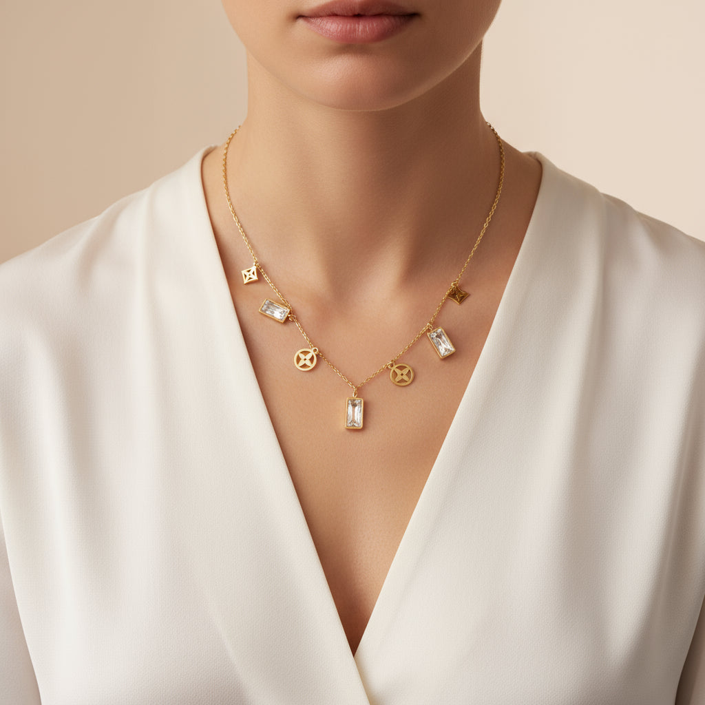 Four-Leaf Glow Necklace