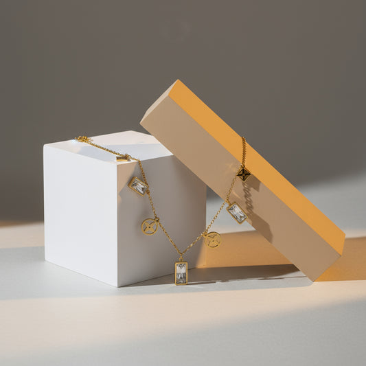 Four-Leaf Glow Necklace