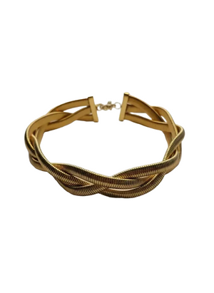 Coil Couture: 18K Braided Necklace