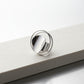 Silver Orbit: Geometric Layer Ring