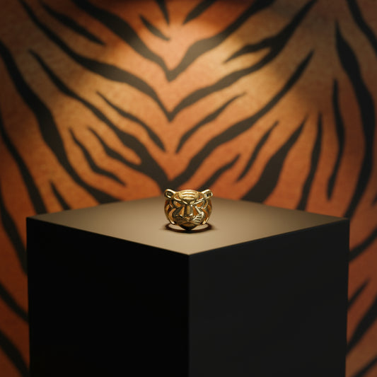 Gilded Tiger Ring