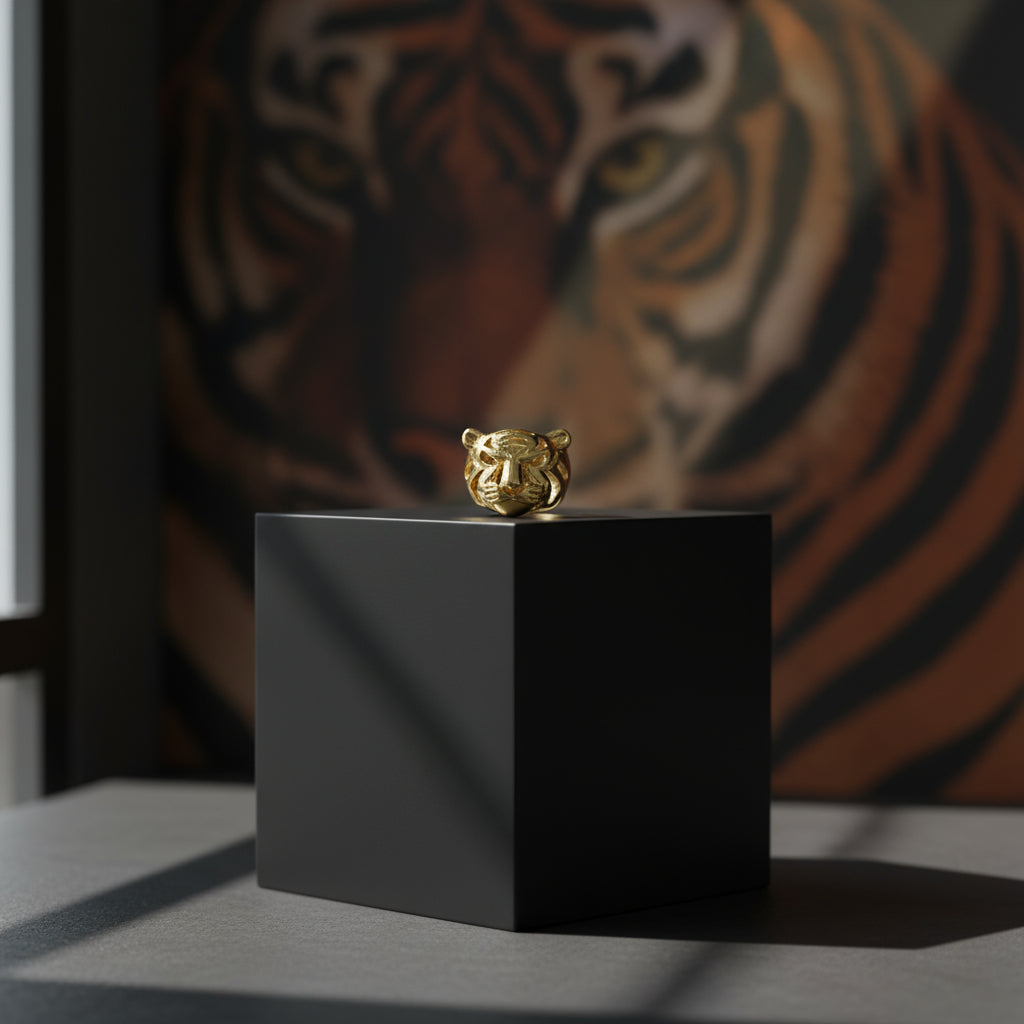 Gilded Tiger Ring