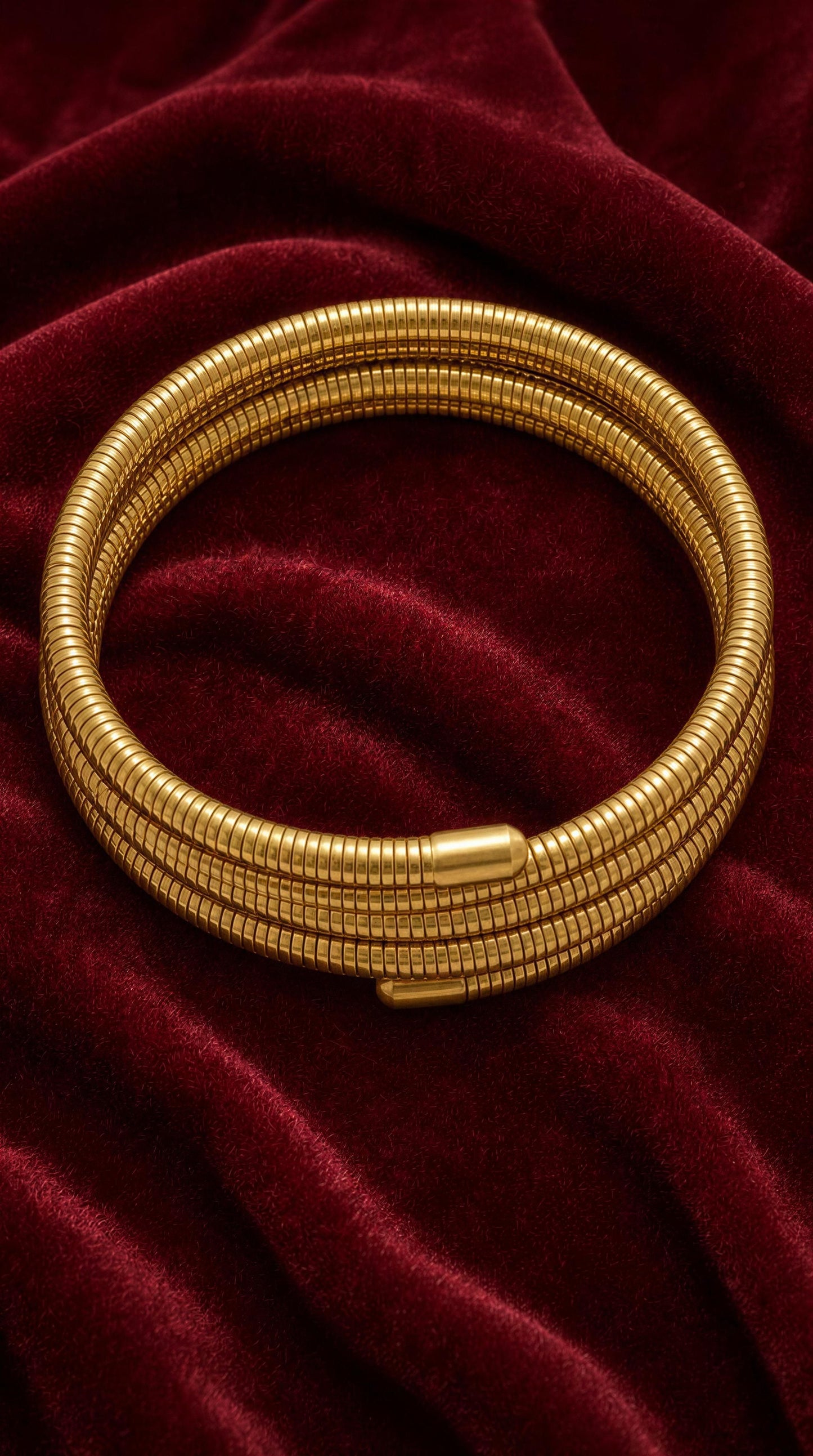 Aurelia Coil Bangle