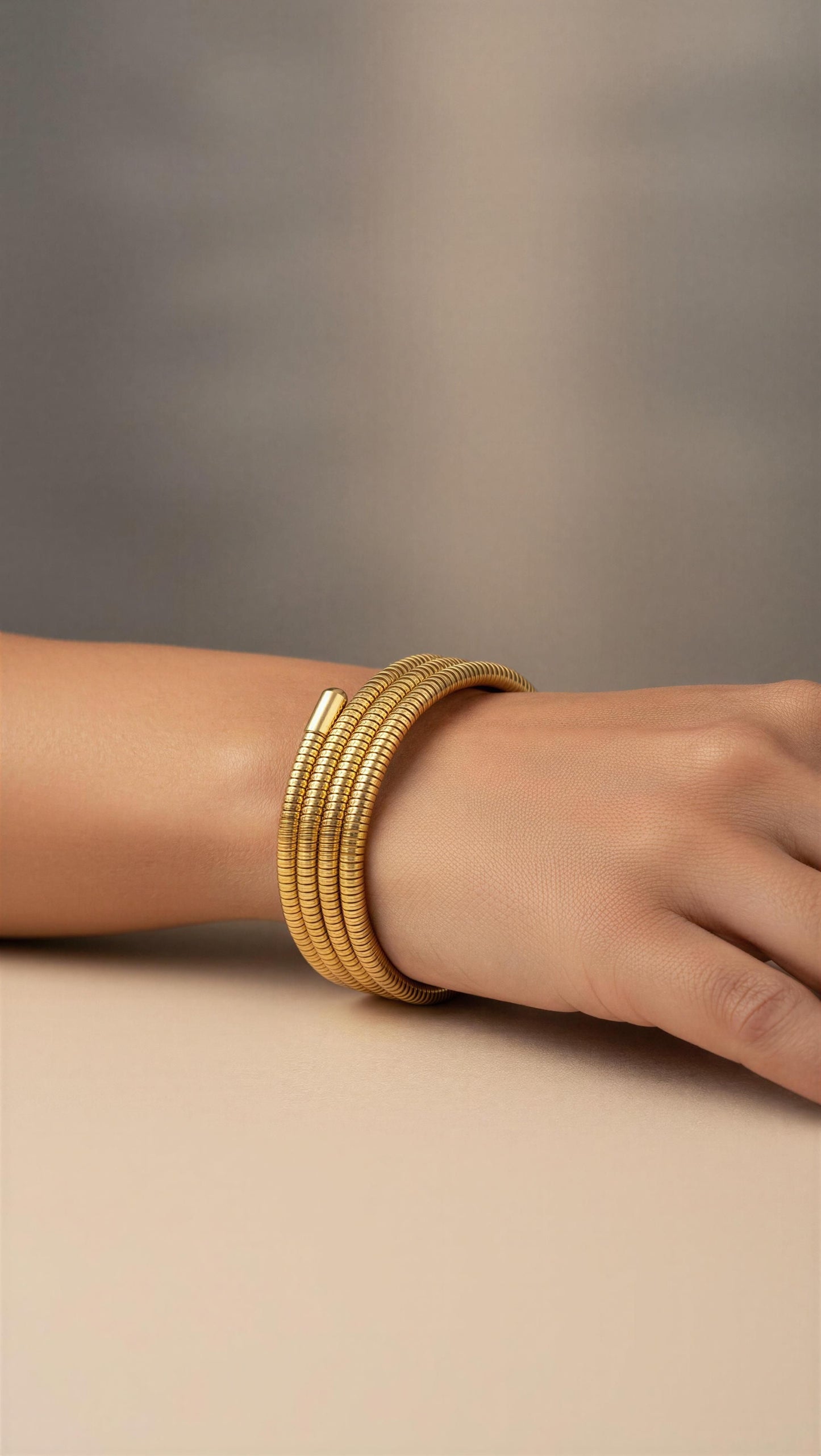 Aurelia Coil Bangle