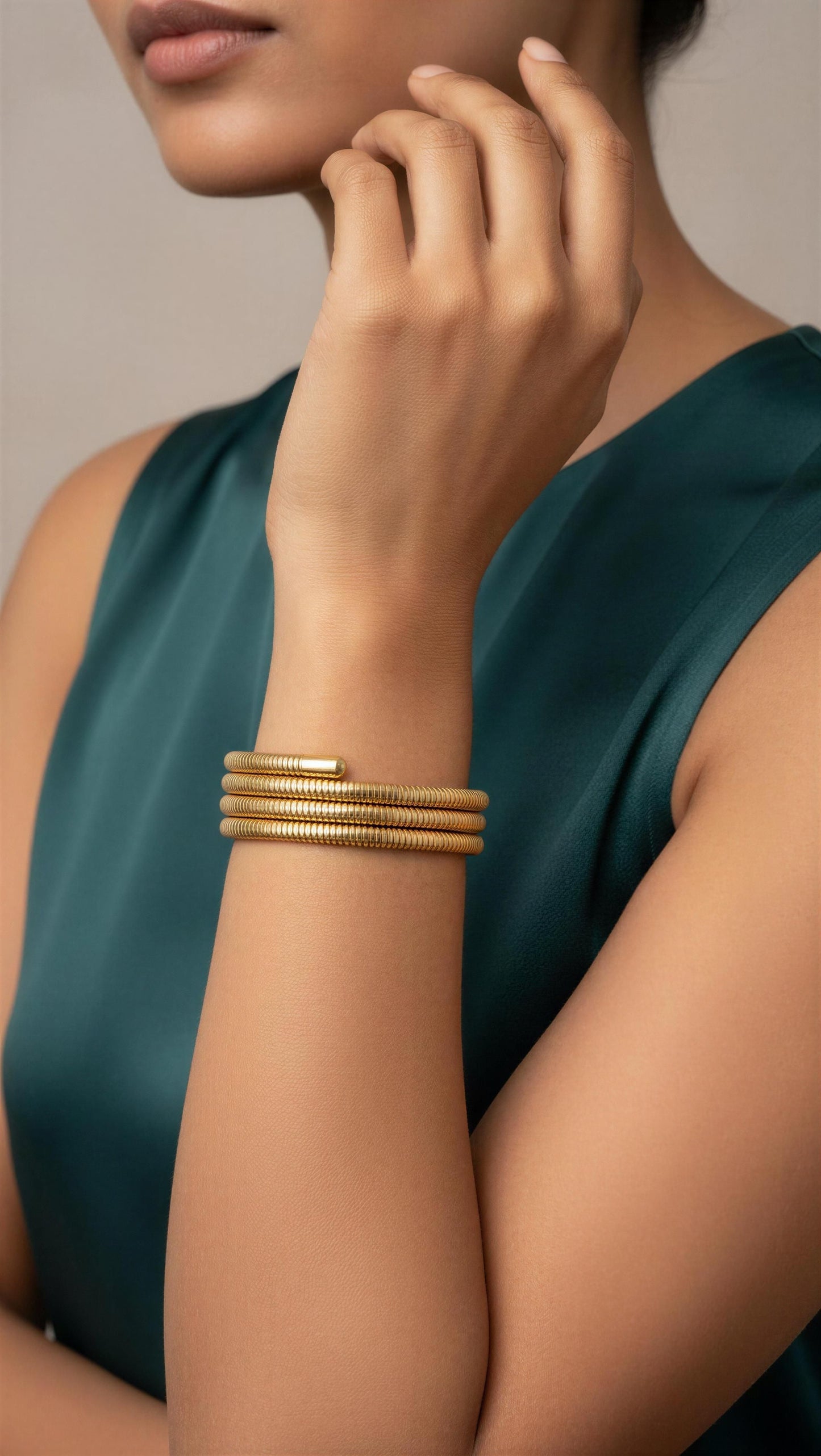 Aurelia Coil Bangle