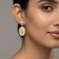 Golden Tree of Abundance Mother-of-Pearl Earrings