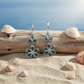 Ocean Bloom Drop Earrings