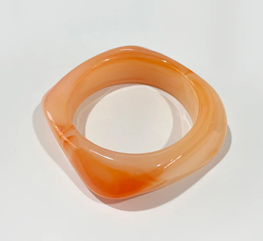Glossy Resin Chic Bangles