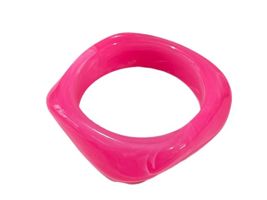 Glossy Resin Chic Bangles