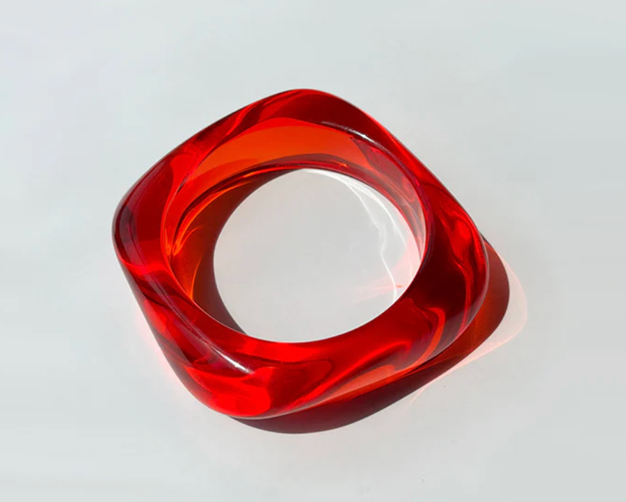 Glossy Resin Chic Bangles