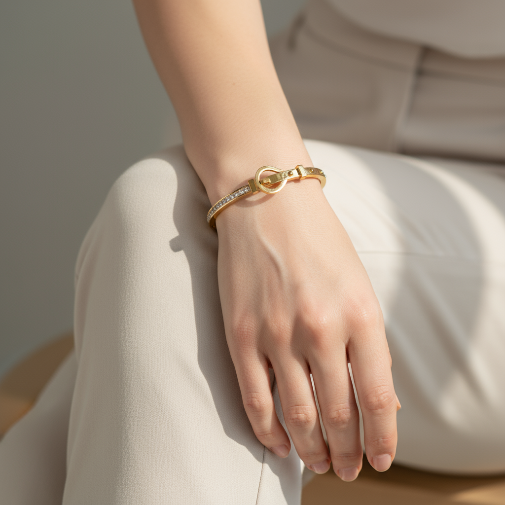 Signature Loop Pavé Bracelet