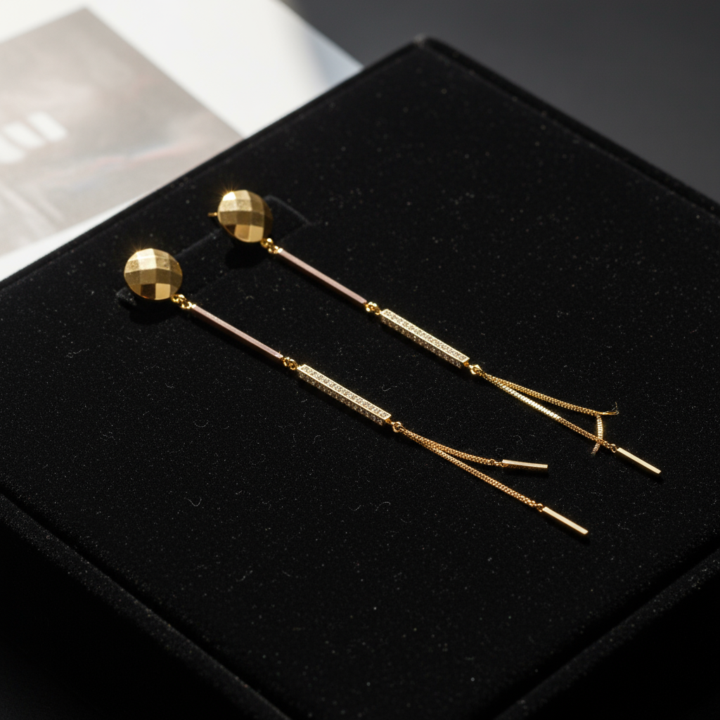 Deco Facet Tassel Drops