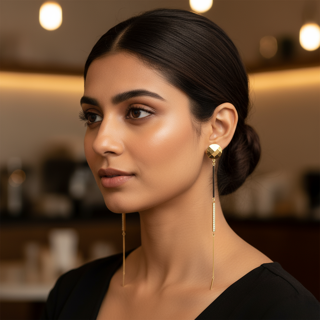 Deco Facet Tassel Drops