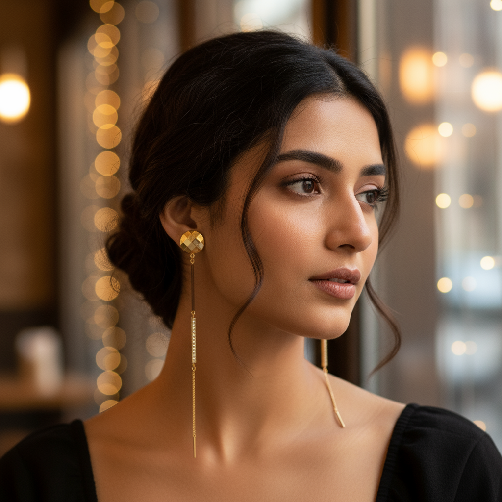 Deco Facet Tassel Drops