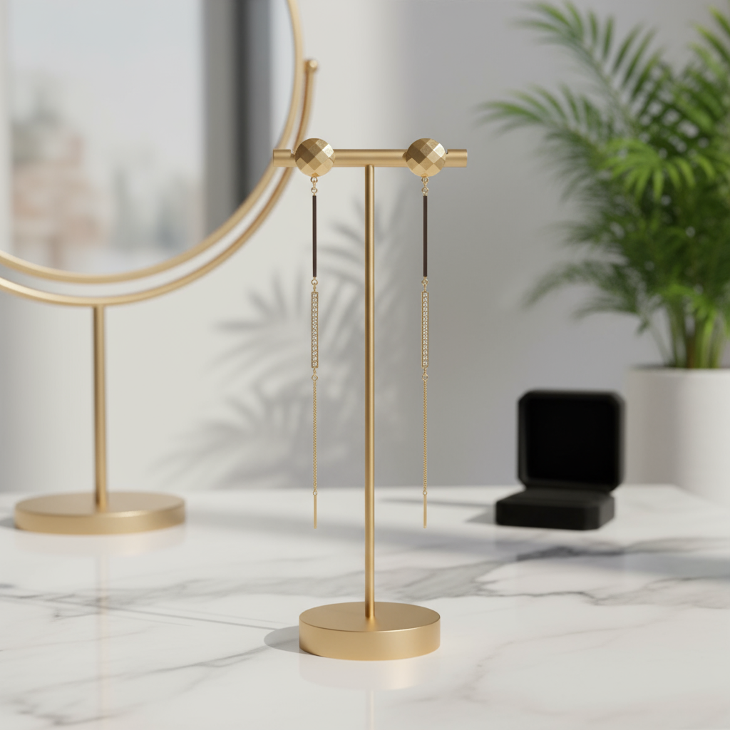 Deco Facet Tassel Drops