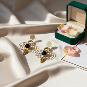 Golden Orbit Earrings