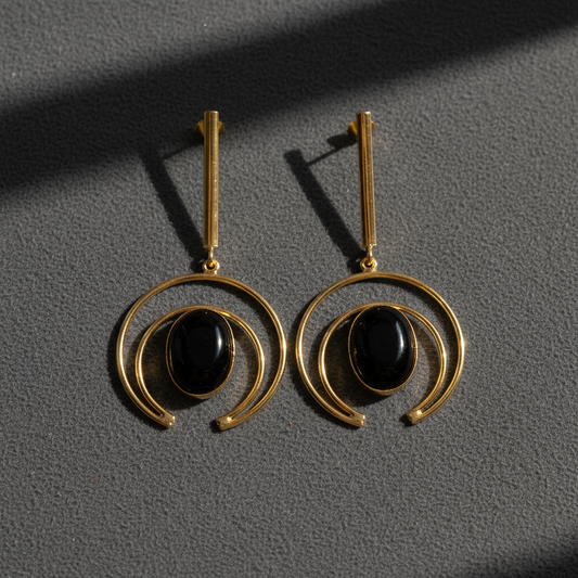 Aurelia Crescent Hoop Earrings