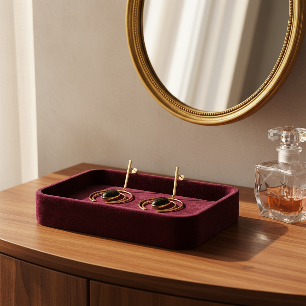 Aurelia Crescent Hoop Earrings