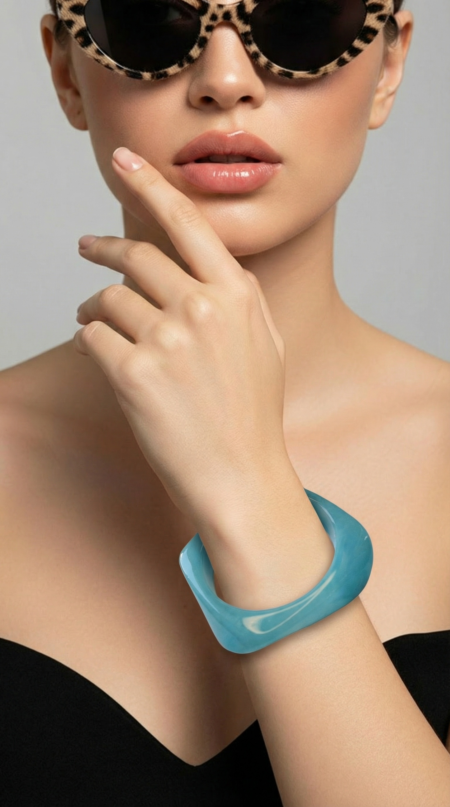 Glossy Resin Chic Bangles