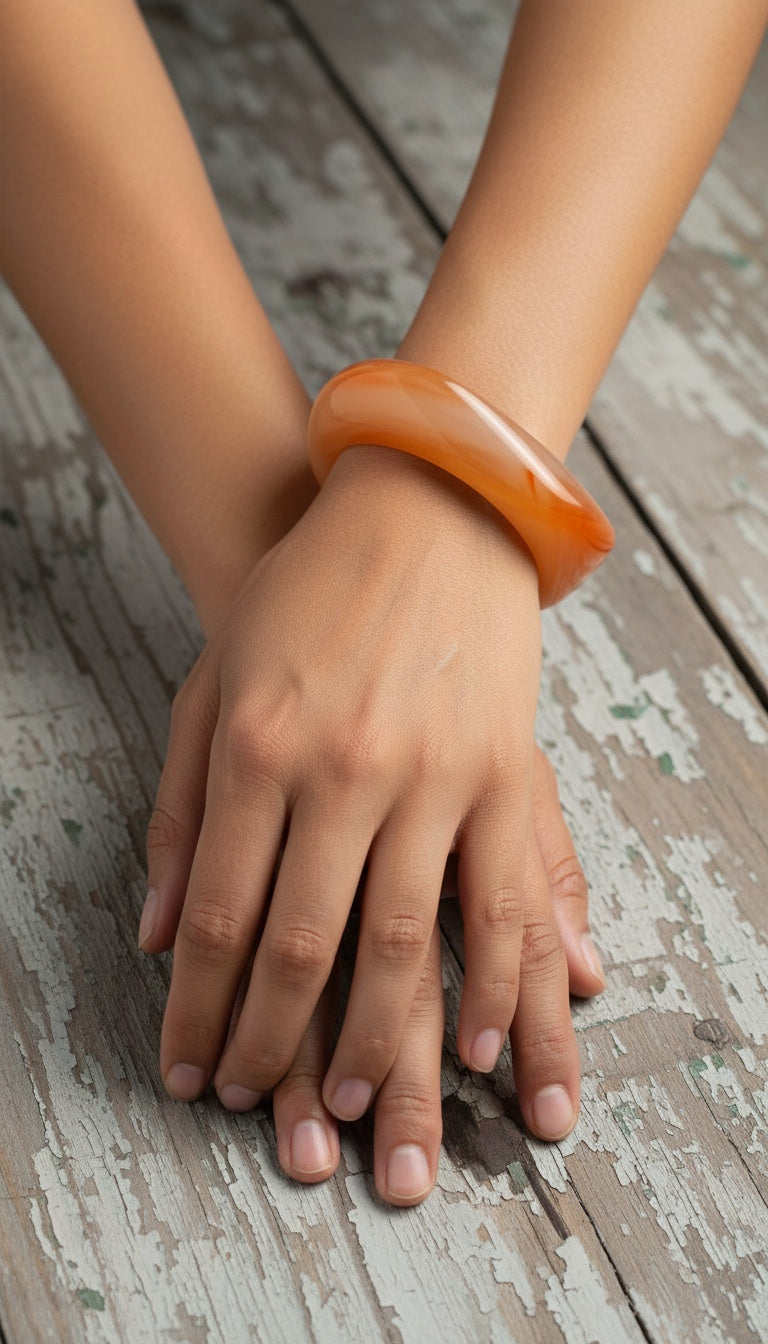 Glossy Resin Chic Bangles