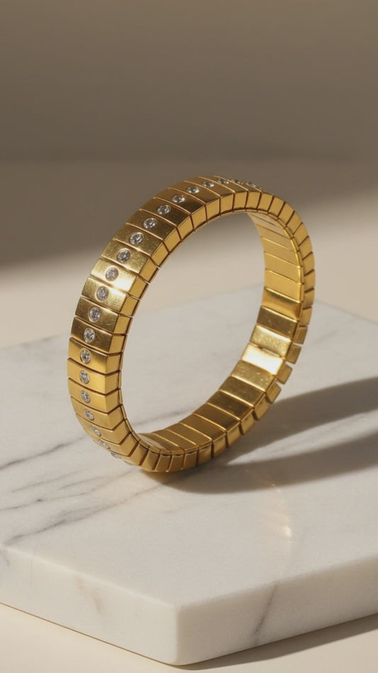 Gleam Grid Stretch Bracelet