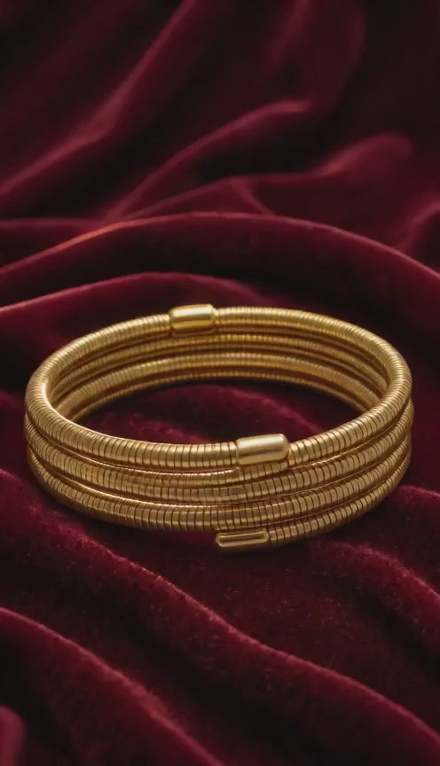 Aurelia Coil Bangle