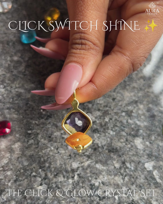 The Click & Glow Crystal Set